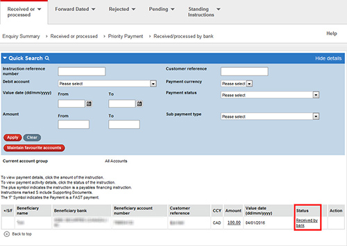 e-Cheque service for accounts domiciled in Hong Kong