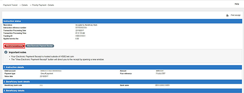 Priority Payments: Regulatory Reporting section